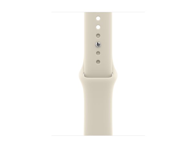 Apple Watch Series 12 GPS + Cellular 42mm Light Gold Aluminium Case with Sand Sport Band - S/M