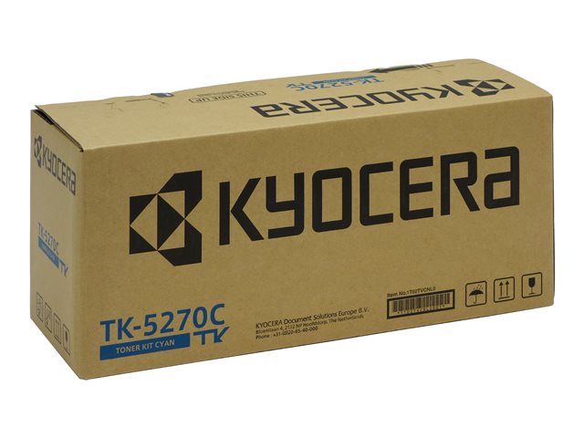 Kyocera TK 5270C - Cyan - original - toner kit - for ECOSYS M6230, M6630, P6230