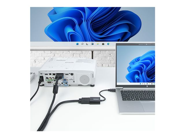 StarTech.com HDMI to VGA Adapter, 1080p, Active Video Converter - Adapter - HDMI male to HD-15 (VGA) female - 18.95 cm - black - 1080p support, active, bus powered