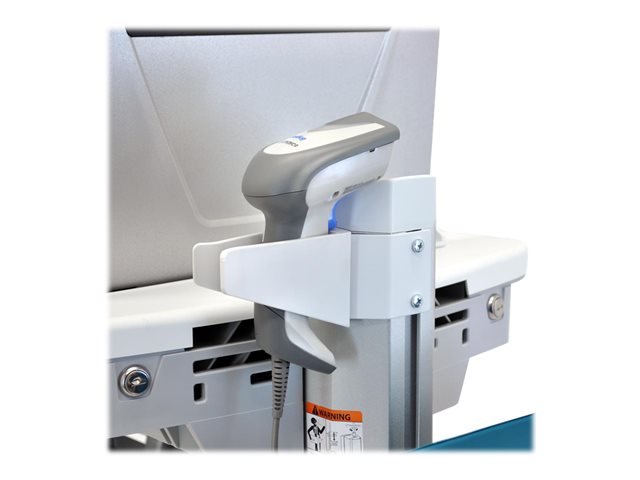 Ergotron StyleView Cart with LCD Pivot, LiFe Powered, 3 Drawers - Cart - for LCD display / PC equipment - lockable - medical - aluminium, zinc-plated steel, high-grade plastic - screen size: up to 24\" - 40 Ah - Lithium Ion - TAA Compliant