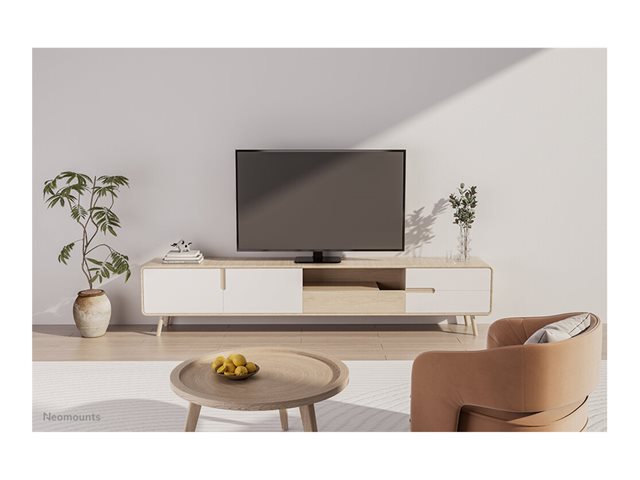Neomounts DS45-430BL12 - Stand - for TV - steel - black - screen size: 23\"-43\" - desktop stand