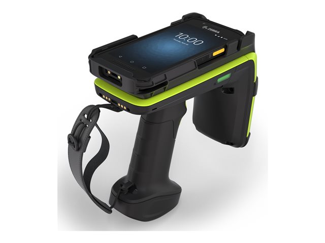 RFD90 PREMIUM PLUS SLED STANDARD RANGE CIRCULAR POLARIZED ANTENNA UHF RFID BLUETOOTH WIFI GUN SE4750MR IMAGER 7000MAH BATTERY MIDNIGHT BLACK/INDUSTRIAL GREEN 900MHZ WORLDWIDE