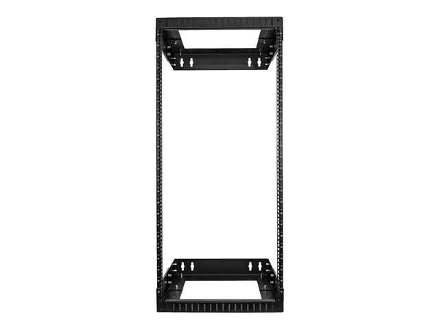 StarTech.com 24U 19\" Wall Mount Network Rack, Adjustable Depth 12-20\" 2 Post Open Frame Server Room Rack for AV/Data/ IT Communication/Computer Equipment/Switch with Cage Nuts & Screws - 24U Adjustable Rack - Rack open frame - 2-post - wall mountable
