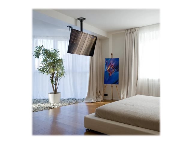 Neomounts FPMA-C060 - Bracket - full-motion - for LCD display - black - screen size: 10\"-40\" - ceiling mountable