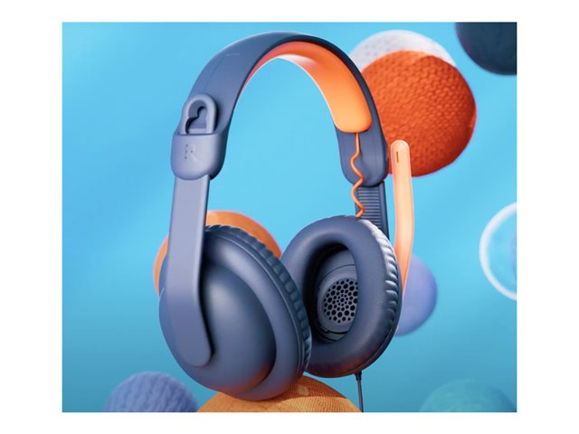 Logitech Zone Learn Wired Over-Ear Headset for Learners, USB-C - Headphones with mic - full size - replacement - wired - USB-C