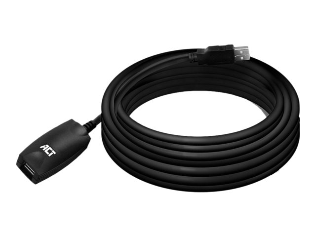 USB-verlengkabel - USB (M) naar USB (V) - USB 2.0 - 5 m - signaalversterker