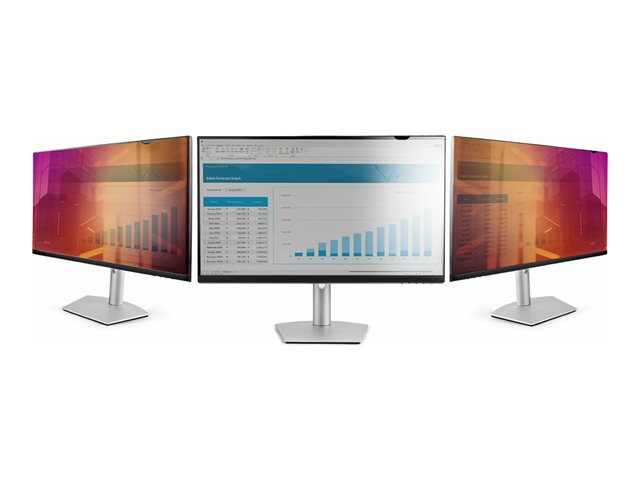 StarTech.com 24-inch 16:9 Gold Monitor Privacy Screen, Reversible Filter w/Enhanced Privacy, Glossy Computer Security Filter, Removable Screen Protector/Shield, +/- 30 Deg. - Display privacy filter - 2-way - removable - plug-in/adhesive - 24\" - gold, black