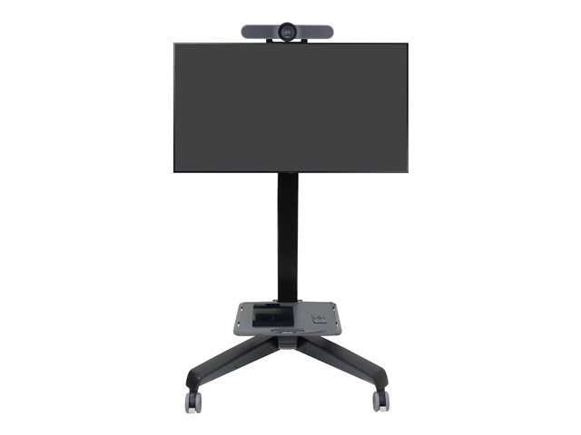 Ergotron Neo-Flex Mobile MediaCenter UHD - Cart - Constant Force Technology - for flat panel - black - screen size: 50\"-80\"