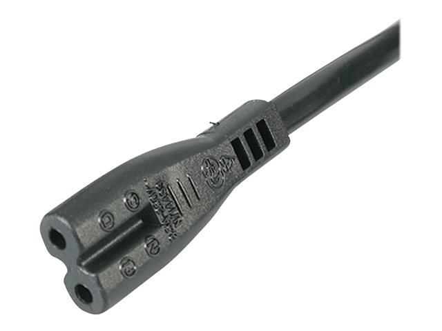 StarTech.com 3ft (1m) UK Laptop Power Cable, BS 1363 to C7, 2.5A 250V, 18AWG, Black, AC Notebook/Laptop Replacement Cord, Printer Cable, UK Laptop Charger Cord, BS 1363 to IEC60320 C7 - Power Brick Cord - Power cable - power IEC 60320 C7 to BS 1363 (M) - AC 250 V - 1 m - black