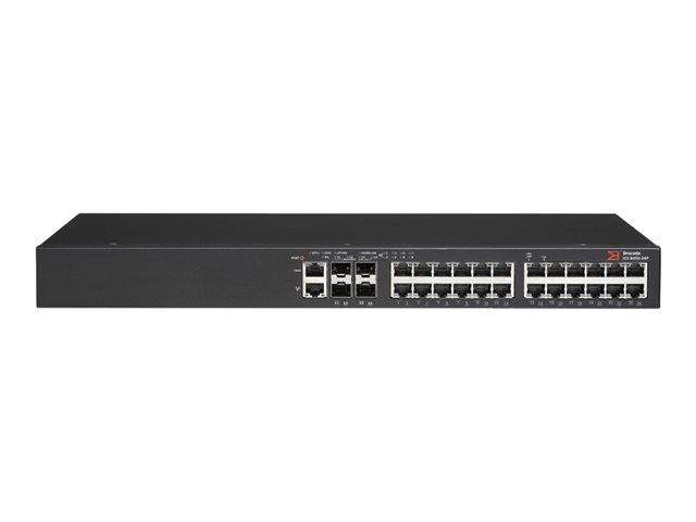 Ruckus ICX 6450-24 - Switch - L3 - Managed - 24 x 10/100/1000 + 2 x Gigabit SFP + 2 x Gigabit SFP / 10 Gigabit SFP+ - desktop, rack-mountable, wall-mountable