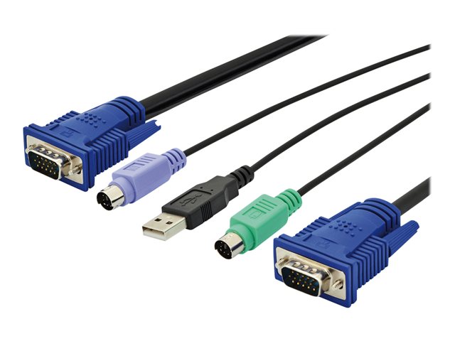 KVM CABLE SET VGA PS/2-MOUSE PS/2-KEYBOA