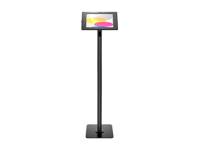 Compulocks Apex - Mounting kit (enclosure, stand) - for tablet - lockable - high-grade aluminium, metal frame - black - floor mountable, free-standing - for Apple iPad A16 Wi-Fi, A16 Wi-Fi + Cellular