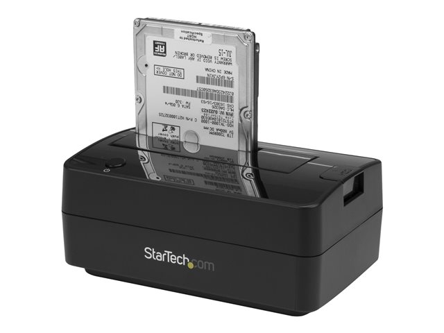 StarTech.com USB 3.1/eSATA Drive Docking Station for 2.5\"/3.5\" SATA Drives - External USB 3.1 (10Gbps) Hard Drive Dock w/ UASP (SDOCKU313E) - HDD docking station - bays: 1 - 2.5\", 3.5\" - SATA 6Gb/s - eSATA, USB 3.1 (Gen 2) - black