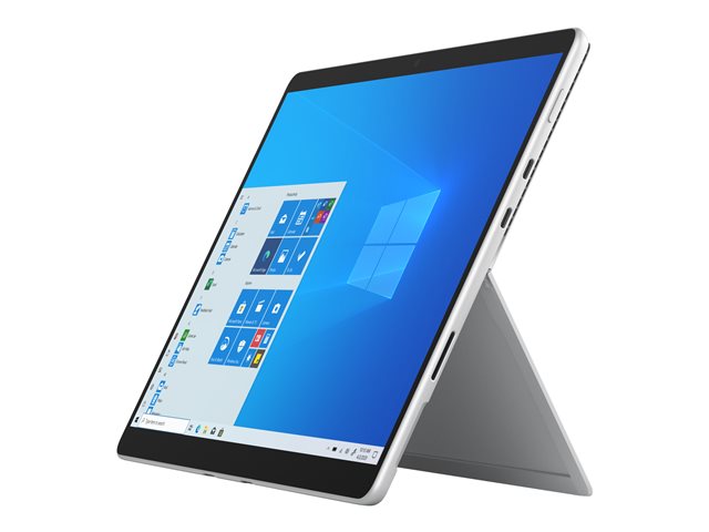 Microsoft Surface Pro 8 - Tablet - Intel Core i5 - 1145G7 / up to 4.4 GHz - Evo - Win 10 Pro - Intel Iris Xe Graphics - 8 GB RAM - 256 GB SSD - 13\" touchscreen 2880 x 1920 @ 120 Hz - Wi-Fi 6 - 4G LTE-A - platinum - commercial