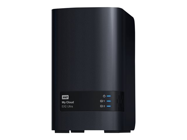 WD My Cloud EX2 Ultra WDBVBZ0040JCH - Personal cloud storage device - 2 bays - 4 TB - HDD 2 TB x 2 - RAID RAID 0, 1, JBOD - RAM 1 GB - Gigabit Ethernet - iSCSI support