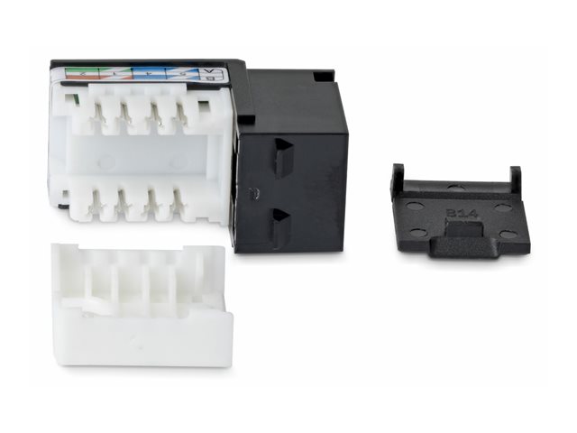 Cat6 Keystone Jack 24-Pack 90-Deg 110