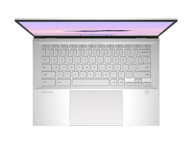 ASUS CB5403CMA QM0919 - Intel Core Ultra 5 - 115U / up to 4.2 GHz - Chrome OS - Intel Graphics - 16 GB RAM - 128 GB SSD NVMe - 14\" 2560 x 1600 (WQXGA) @ 120 Hz - Wi-Fi 6E, Bluetooth - fog silver - kbd: Belgium