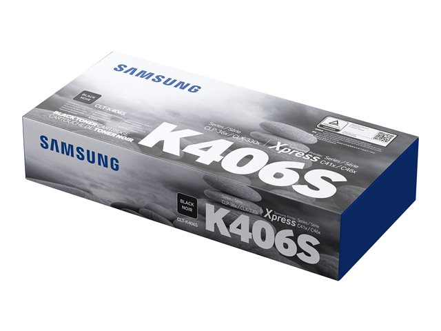 Samsung CLT-K406S - Black - original - toner cartridge (SU118A) - for Samsung CLX-3300, 3302, 3303, 3304, 3305, 3306, 3307, SCX-3300, 3301, 3305, 3306