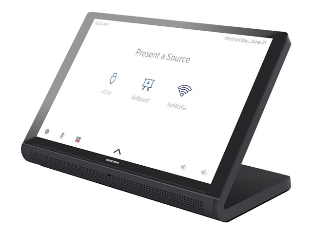 Crestron TS-1070-B-S - Control panel - wired, wireless - 802.11a/b/g/n/ac, Bluetooth - 2.4 Ghz, 5 GHz - 10/100 Ethernet - smooth black
