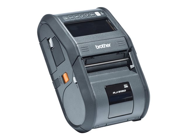 Brother RuggedJet RJ-3150 - Receipt printer - direct thermal - Roll (8 cm) - 203 dpi - up to 127 mm/sec - USB 2.0, Wi-Fi(n), USB host, Bluetooth 2.1 EDR - peeler