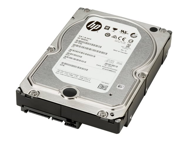 HP Enterprise - Hard drive - 6 TB - SATA - 7200 rpm - for Workstation Z2 G4, Z2 G5