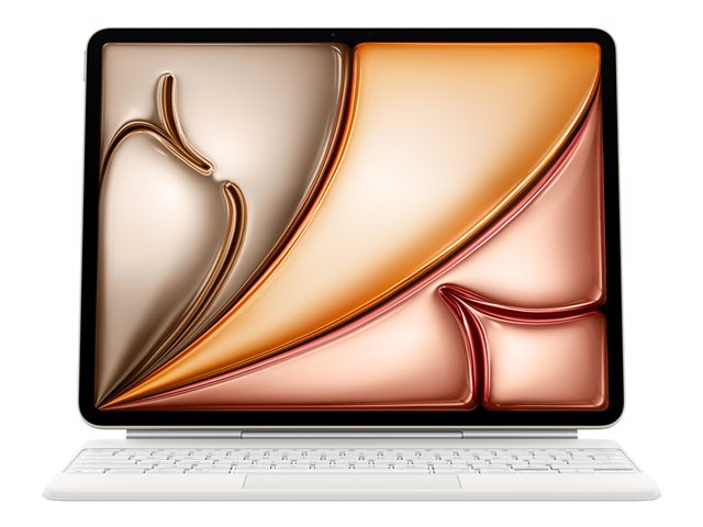 Apple Magic Keyboard - Keyboard and folio case - with trackpad - Apple Smart connector - QWERTY - Spanish - for Apple 13-inch iPad Air M2 Wi-Fi, M2 Wi-Fi + Cellular, M3 Wi-Fi, M3 Wi-Fi + Cellular