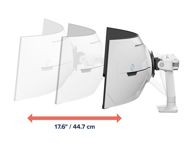 HX ARM WITH VERY HEAVY DUTY PIVOT DESK M
