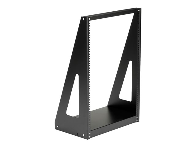 StarTech.com 16U Open Frame Network Rack - 19\" 2 Post Free Standing Desktop Rack for Computer, AV, Media, IT Equipment for Server Room (2POSTRACK16) - Rack open frame - 2-post - 16U - 19\"