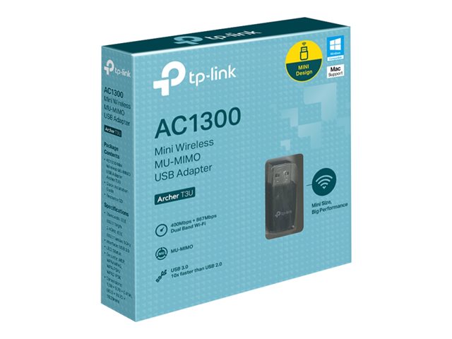 TP-Link Archer T3U - Network adapter - USB 3.0 - Wi-Fi 5