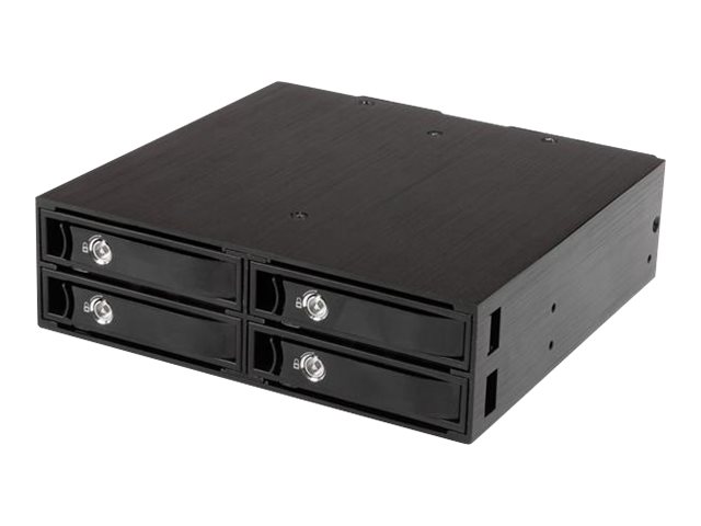 StarTech.com 4-Bay Mobile Rack Backplane for 2.5in SATA/SAS Drives - Hot Swap SSDs/HDDs from 5-15mm - Supports SAS II & SATA III (6 Gbps) - Storage enclosure - 4 bays (SATA-600 / SAS-2) 0 - for P/N: SATBP125VP, SATSASBP125