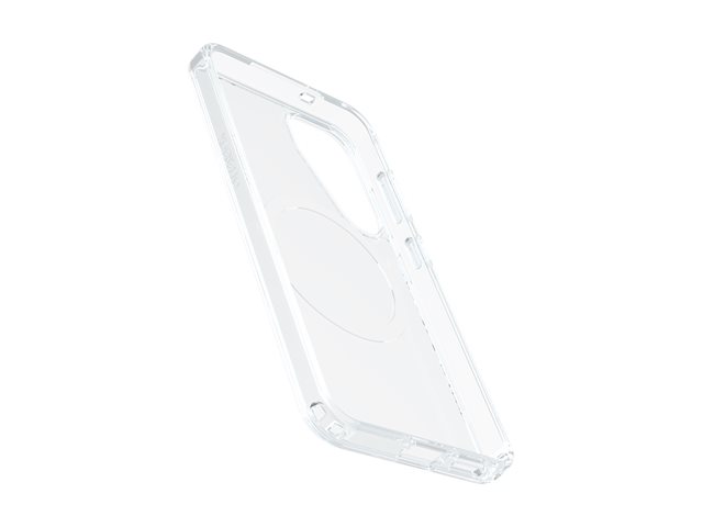 OtterBox Symmetry Series - Back cover for mobile phone - with magnets - polycarbonate, thermoplastic elastomer (TPE) - clear - for Samsung Galaxy S25
