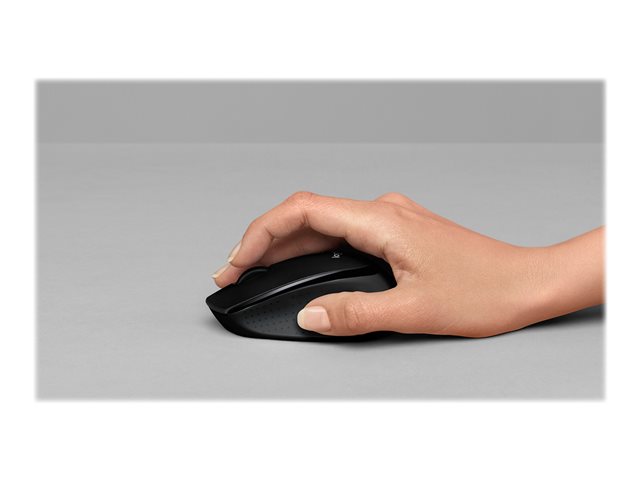 Logitech B330 Silent Plus - Mouse - optical - 3 buttons - wireless - 2.4 GHz - USB wireless receiver