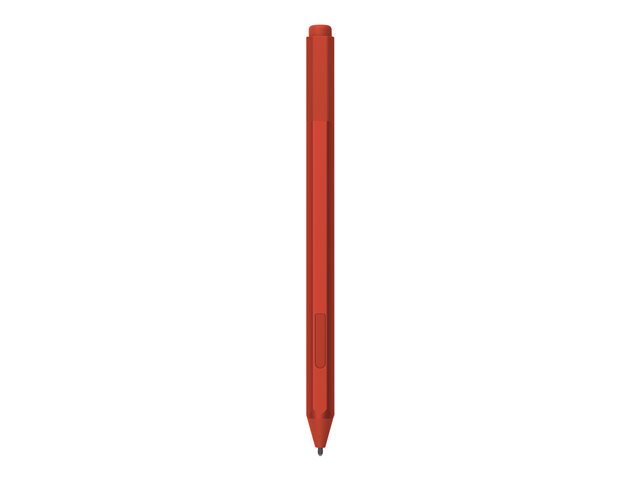 Microsoft Surface Pen M1776 - Active stylus - 2 buttons - Bluetooth 4.0 - poppy red - commercial - for Surface Book 3, Go 2, Go 3, Go 4, Laptop 3, Laptop 4, Laptop 5, Pro 7, Pro 7+, Studio 2+