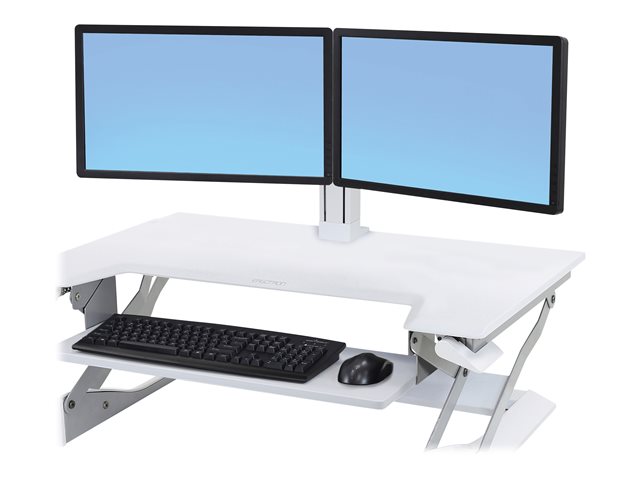 Ergotron WorkFit - Twin monitor kit - white
