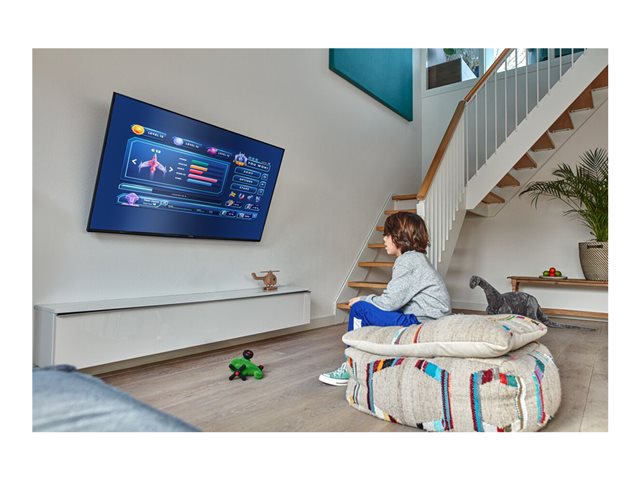 Vogel's Comfort TVM 3415 - Mounting kit (bracket, interface display strips, cover) - for flat panel - aluminium - black - screen size: 32\"-65\" - wall-mountable