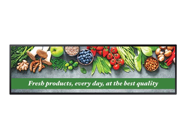 Samsung SH37C - 37\" Diagonal Class SHC Series LED-backlit LCD display - digital signage - Tizen OS 1920 x 540 - black