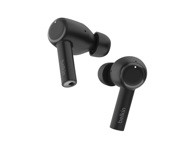 Belkin SoundForm Pulse - True wireless earphones with mic - in-ear - Bluetooth - active noise cancelling - black