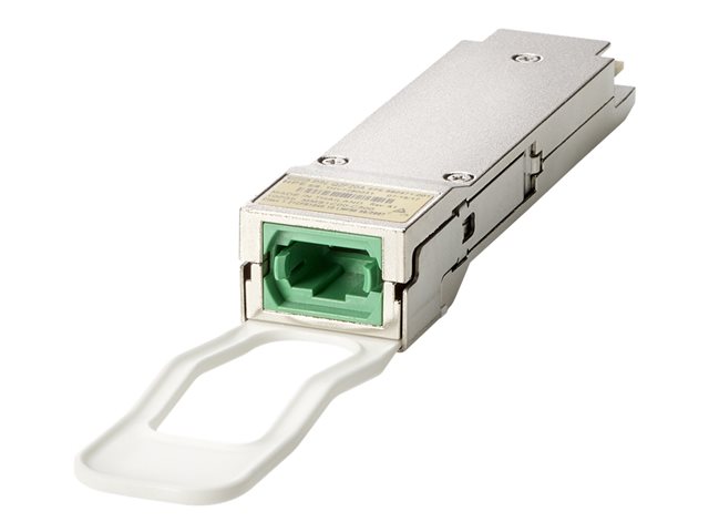 HPE - QSFP28 transceiver module - 100GbE - 100GBase-SWDM4 - LC multi-mode - up to 100 m - for HPE J2000, StoreFabric SN2410M, SN2410M 25GbE, SN2700M, SN2700M 100GbE