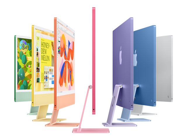 24-inch iMac with Retina 4.5K display: Apple M4 chip with 10-core CPU and 10-core GPU, 24GB, 512GB SSD - Pink