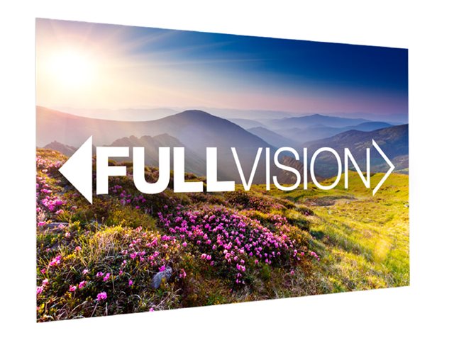 Da-Lite FullVision - Projection screen - wall mountable - 116\" (295 cm) - 16:10 - Matte White