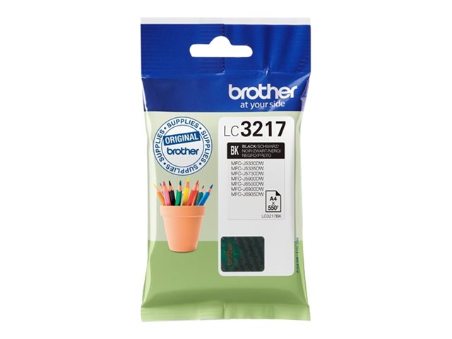 Brother LC3217BK - Black - original - ink cartridge - for INKvestment Business Smart Plus MFC-J5930, INKvestment Business Smart Pro MFC-J6935