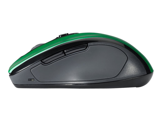 Kensington Pro Fit Mid-Size - Mouse - right-handed - optical - wireless - 2.4 GHz - USB wireless receiver - Emerald Green