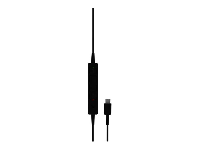 EPOS ADAPT 130T USB-C II - ADAPT 100 Series - headset - on-ear - wired - USB-C - black - Certified for Microsoft Teams, Optimised for UC