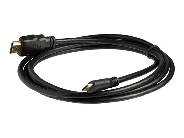 StarTech.com 2m High Speed HDMI Cable with Ethernet HDMI to HDMI Mini - HDMI cable with Ethernet - HDMI male to 19 pin mini HDMI Type C male - 2 m - shielded - black