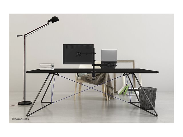 Neomounts FPMA-D550NOTEBOOK - Mounting kit - full-motion - for LCD display / notebook - black - screen size: 10\"-32\" - clamp mountable, grommet, desk-mountable