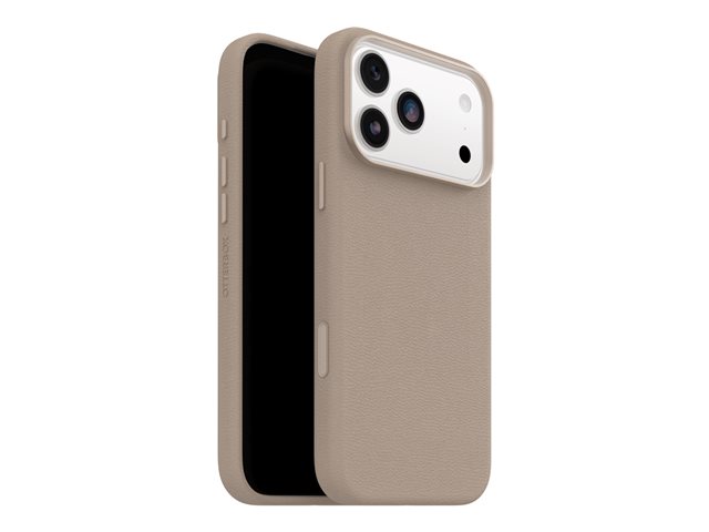 OtterBox Symmetry Cactus Leather Camera Control Apple iPhone 17 Pro Max Cottonwood Glen - light grey