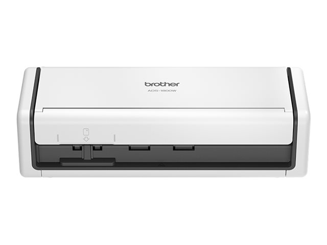 Brother ADS-1800W - Document scanner - Dual CIS - Duplex - A4 - 600 dpi x 600 dpi - up to 30 ppm (mono) / up to 30 ppm (colour) - ADF (20 sheets) - Wi-Fi(n), USB 2.0 (Host), USB-C 3.2 Gen 1