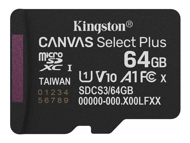 64GB micSDXC Canvas Select Plus w/o ADP