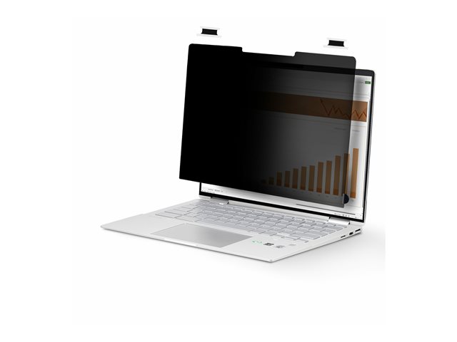 StarTech.com 13.5-inch 3:2 Touch Privacy Screen, Anti-Glare Privacy Filter, Laptop Monitor Screen Protector with +/- 30 Deg. View Angle, Flip-Over - 51% Blue Light Reduction (135CT-PRIVACY-SCREEN) - Notebook privacy filter - adhesive, hinge tabs, fli
