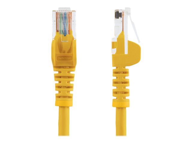 StarTech.com 3m Yellow Cat5e / Cat 5 Snagless Patch Cable - Patch cable - RJ-45 (M) to RJ-45 (M) - 3 m - UTP - CAT 5e - molded, snagless - yellow
